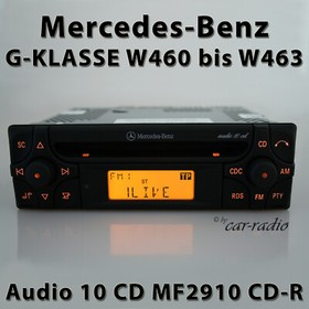Genuine Mercedes Audio 10 CD MF2910 CD-R W460 to W463 Radio G-Class Car Stereo
