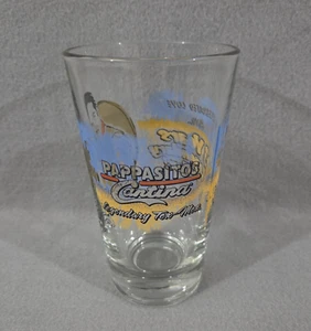 Vaso de pinta de cerveza Pappasito's Cantina 23 años de legendario Tex-Mex 6" - Imagen 1 de 6