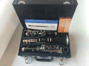 Crampon Blackwood Clarinet E13 Bb Clarinets Bakelite 17 Keys with Mouthpiece - Picture 1 of 7
