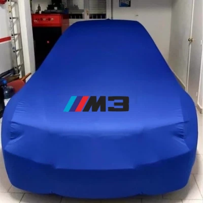 For Bmw M3 Car Cover Class Dust Proof Windproof  Combing  Indoor  Cover Blue Foto 1 de 4