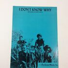 I Don't Know Why Andrae Crouch 1971 christliche Vintage Noten