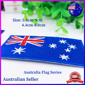 Australia Flag Series Premium Embroidered Patch Applique Badge Iron - Regular