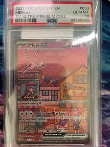 Pokemon Mew ex 151 Ultra-Premium Coll. Full Art Promo SVP EN 053 PSA 10 Gem Mint - Picture 1 of 2