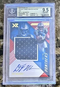 DJ Moore 2018 Panini XR /75 Auto Autograph RPA Patch Rookie RC BGS 9.5 - Bild 1 von 2