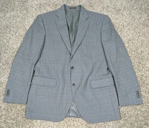 Peter Millar Blazer Herren 40R grau kariert 100% Wolle Zweiknopf Sakko Sport Mantel - Bild 1 von 10