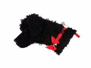 Medias de Navidad rizadas negras para perros/doodle Hearth Hounds nuevas con etiquetas, envío gratuito - Imagen 1 de 1