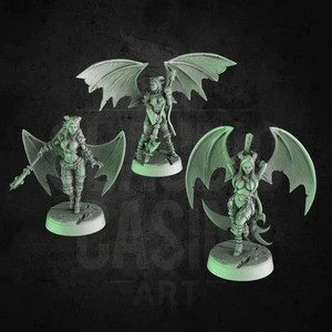 Claudio Casini Succubus X3 D&D Frostgrave AD&D Chaos Necropolis28 Pathfinder - Picture 1 of 8
