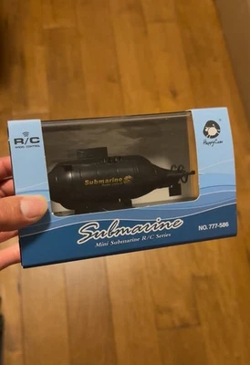 Mini RC Submarino Eléctrico Control Remoto Buceo, Modelo Escolar Niños Juguete Regalo Foto 1 de 4