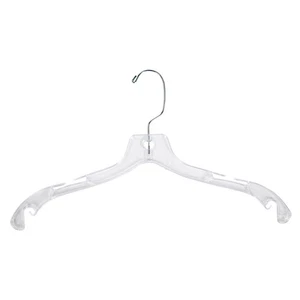 17 Zoll transparente Kunststoff Kleiderbügel (Koffer mit 20) - Bild 1 von 2