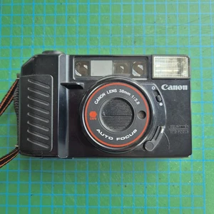 Canon AF35M II 35mm Film Point and Shoot Camera Black - Picture 1 of 7