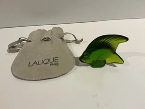 Lalique grüner Fisch signiert - Bild 1 von 6