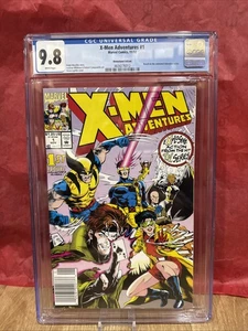 X-Men Adventures 1 CGC 9.8 Edicola Rare Pagine Bianche Marvel Comics 1992 - Foto 1 di 4