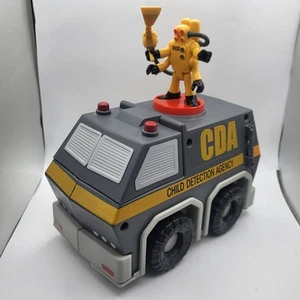 Disney Monsters Inc Imaginext Set - Cda Van With Cda Agent 002 Figure - Picture 1 of 6