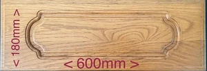 Massivholz Küchenschubladenfront 180 mm x 600 mm - Bild 1 von 2