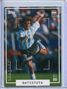 2025 Topps Focus Argentina Gabriel Batistuta Full Bleed #30 - Picture 1 of 2