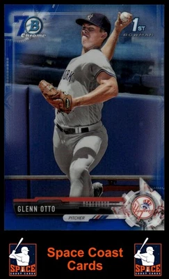 2017 Bowman Draft #BDC-84 Glenn Otto Chrome Bowman 70th Logo #/200 - Image 1 of 2