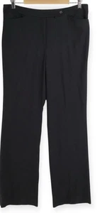 Anne Klein Stretch Dress Pants Women's Size 12 Black Comfort Classic - Picture 1 of 14