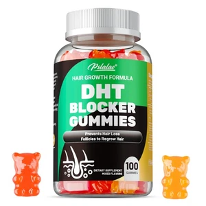 Gomitas bloqueadoras DHT - Promueve el crecimiento del cabello, la salud del folículo piloso, la circulación sanguínea - Imagen 1 de 13