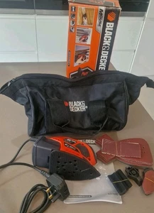 Lijadora de palma Black and Decker MOUSE KA1000 con hojas, instrucciones, estuche de transporte - Imagen 1 de 12