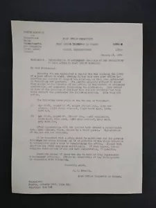 Ma: Boston 1939 Letter to NE Postmaster About Fraudelent Inspectors - Picture 1 of 1
