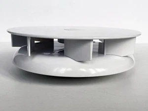 Ventilatore tetto furgone girevole basso profilo piccolo plastica bianca autobus caravan - Foto 1 di 12