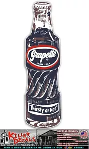 12" (GRAP-1) GRAPETTE SODA FLASCHE COLA AUFKLEBER KÜHLER POP MASCHINE - Bild 1 von 1