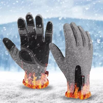 Women Winter Ski Gloves Waterproof & Windproof Snow Gloves Warm Thermal Mittens - Image 1 of 4