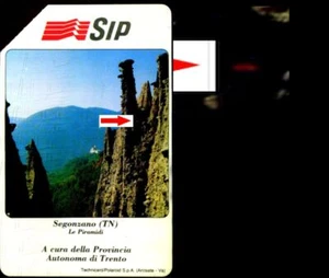 G P 182 C&C 2111 SCHEDA USATA TURISTICA SEGONZANO 10 TEP VARIANTE TRATTO ROSSO - Imagen 1 de 2