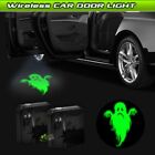 Wireless Green Halloween Ghost Car Door Shadow Projector Laser Welcome Light