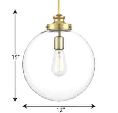 Progress Lighting Penn 12 in Pendants Light - 1 Light in Farmhouse style - Image 1 of 3