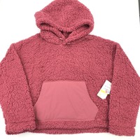 zella cassie faux shearling moletom com capuz