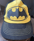 Batman DC Comics Hat Cap Black Yellow Youth Kids Boys One Size Adjustable