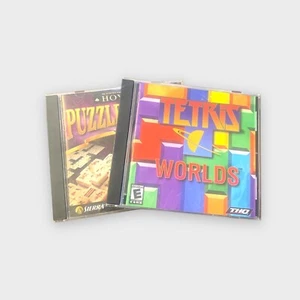 Lot 2 Cd-Rom Puzzle Games - Tetris Worlds & Hoyle Puzzle Games 15 Games - Picture 1 of 7
