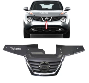 FRONT UPPER CENTER GRILL CHROME TRIM FITS FOR NISSAN JUKE F15 2010-2014 - Bild 1 von 6