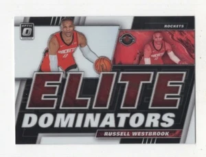 2019-20 DONRUSS OPTIC ELITE DOMINATORS RUSSELL WESTBROOK HOUSTON ROCKETS #2 - Picture 1 of 12