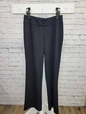 小号黑色 A342761 Bob Mackie 长度 Pontichine 直筒裤 — 第 1/3 张图片