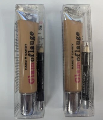 LOTE DE 2 CORRECTORES HARD CANDY GLAMOFLAUGE RESISTENTE CON LÁPIZ 1221 MIEL 0,71 OZ Foto 1 de 3