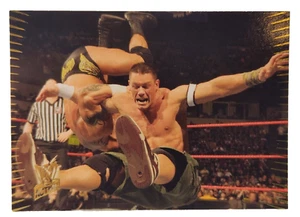 2007 Topps WWE ACTION Wrestling Card JOHN CENA #1 W222 - Imagen 1 de 2