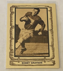 1983 Cramer BOBBY GRAYSON Stanford PAC-10 Football Legends #11