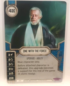 Star Wars Destiny Awakenings - One with the Force # 42 Card Upgrade Ability - Picture 1 of 6