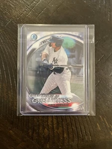 Bowman Draft 2020 - Scorci di grandezza #GOG-JD Jasson Dominguez (RC) - Foto 1 di 2