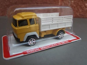 Magirus Deutz Stake Truck - Guisval Yellow / White SEALED in Blister Pack - Picture 1 of 2