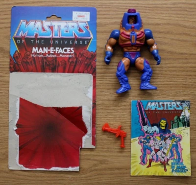Figura de acción juguete Man E Faces Masters Universe 1982 de colección Mattel He-Man MOTU Foto 1 de 2