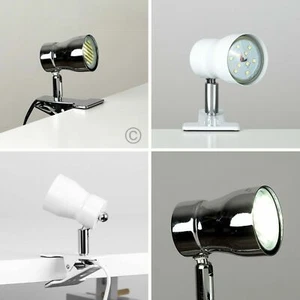 Clip On Desk Light Adjustable 10CM Table Lamp Office / Task Spotlight Lighting - Picture 1 of 15