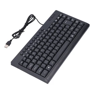 Wired Keyboard Mini 87 Keys USB Desktop Notebook Computer Accessories For Of TPG - Picture 1 of 29