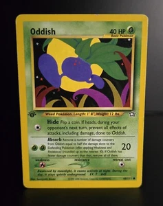 Pokémon TCG - ODDISH - 1ST EDITION - 68/111 - NEO GENESIS (2000) - WOTC - MP - Picture 1 of 2