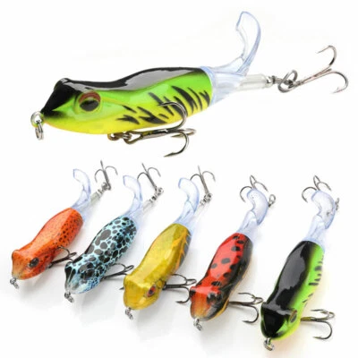 Señuelo de pesca Whopper Plopper rana Topwater flotante Crankbait Popper 3,6"" 11 g Foto 1 de 4