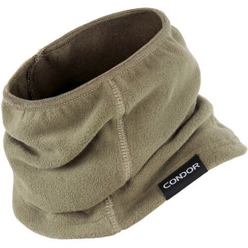 Condor 221106 Tactical Thermo Neck GAITER Neckwarmer Mask Microfleece 3 Colors Tan