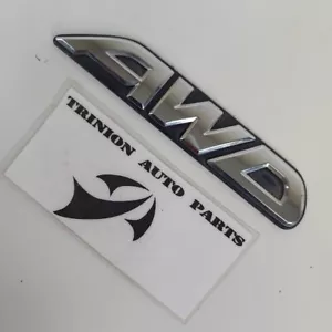 2000-2004 Subaru Outback Emblem Rear Hatch "AWD" Logo OEM - Picture 1 of 3