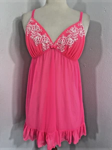 Secret Treasures Slip Dress Women XL Pink Lace Babydoll Sabrina Carpenter Fairy - Picture 1 of 9